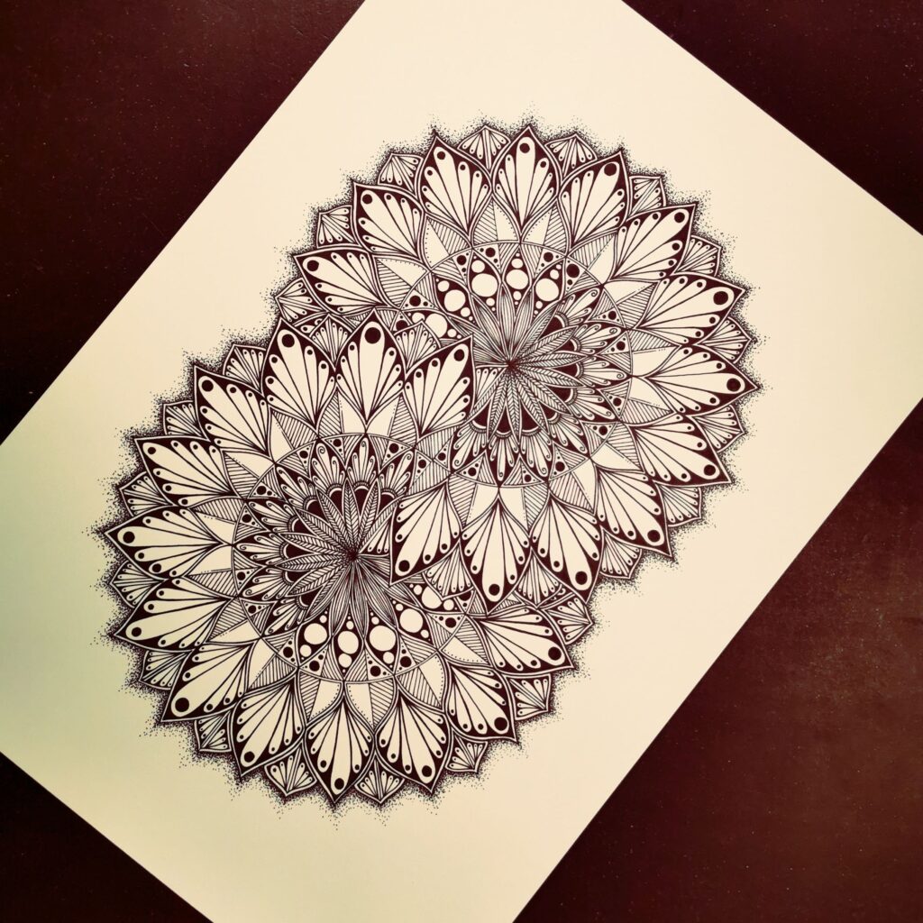 Jessies Art Mandala Zeichnung 2
