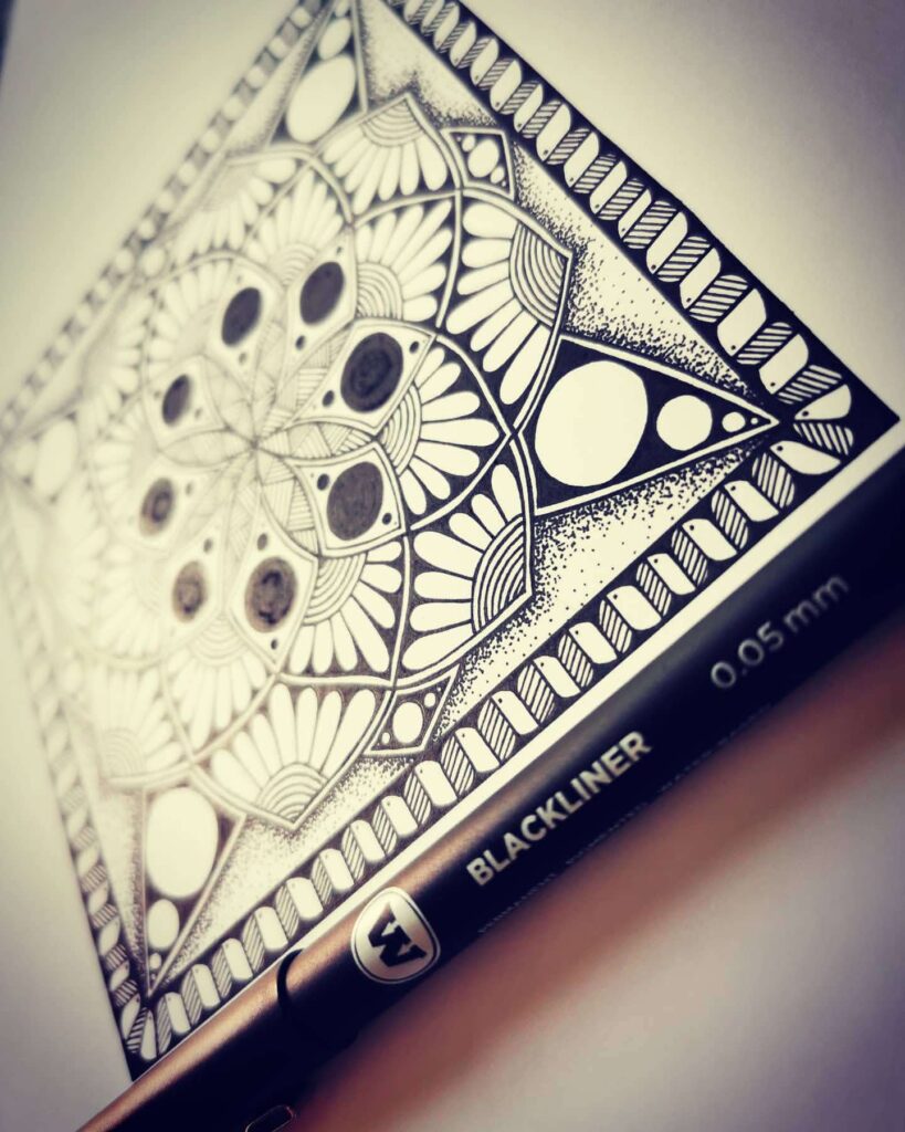 Jessies Art Mandala Zeichnung 3