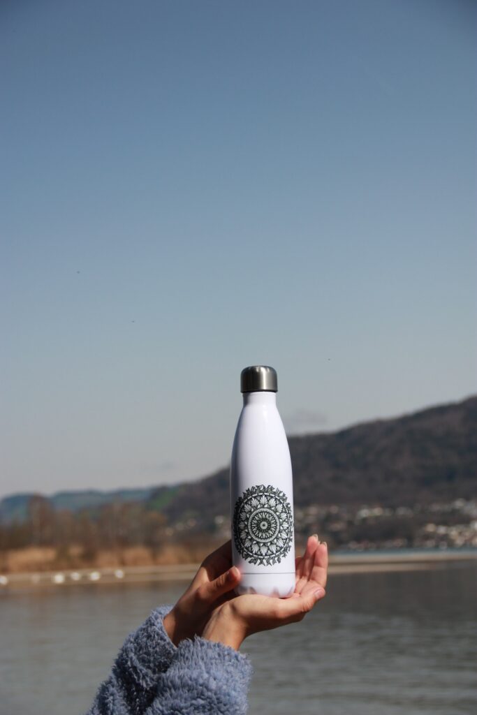 Jessiesart Edelstahl Trinkflasche